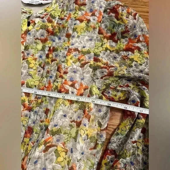 Paris Atelier & Other Stories Foral Bib Dress Size 2 - Picture 14 of 16